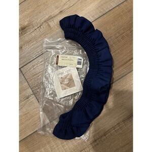 Longaberger Medium‎ Basket Garter INDIGO navy blue Fabric NEW